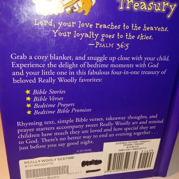 CHILDRENS COLORFUL BEDTIME TREASURY BIBLE 7" STORY BOOK - Picture 4 of 7